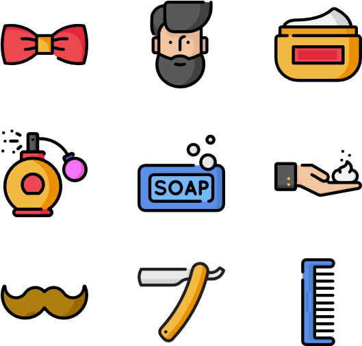 Hairdressing & Barbershop - Flaticon Barbershop (600x564)