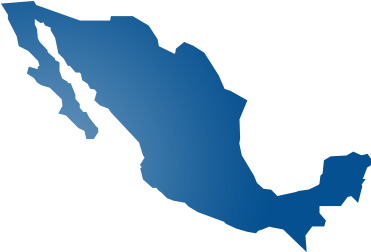México Png Silhouette Mexico - Mexico Map Silhouette (550x450)