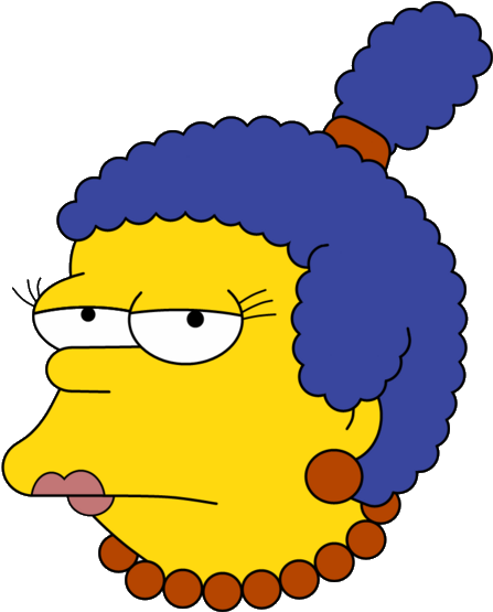 Fue La Esposa De Sven Simpson Y La Madre De Sus Dos - Jacqueline Bouvier Simpsons (600x600)