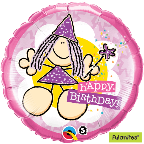 ลูกโป่ง Happy Birthday เด็กผู้หญิง - Birthday (485x485)