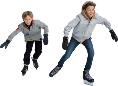 Person Ice Skating Png (412x300)