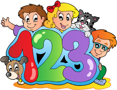 Learning Tables Cartoon - Numbers Clipart (400x313)