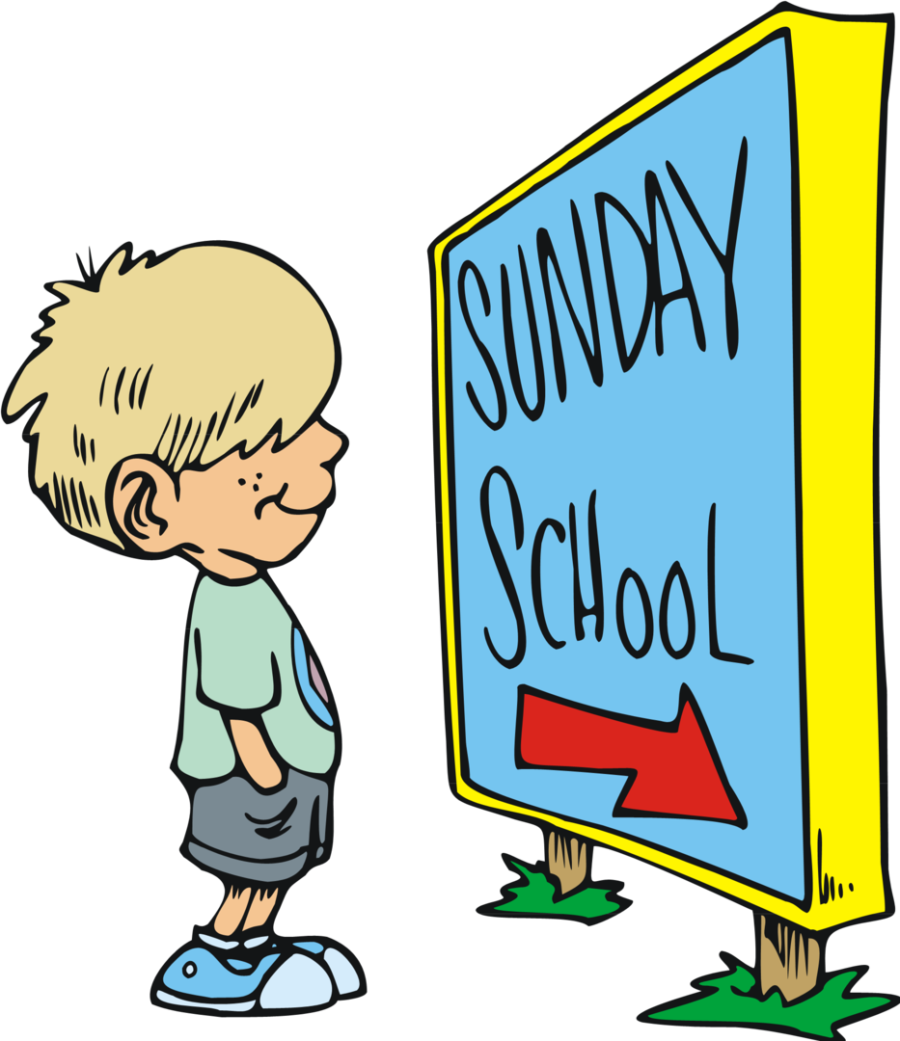 00 Am Sunday School - Sunday School Clip Art (900x1041)