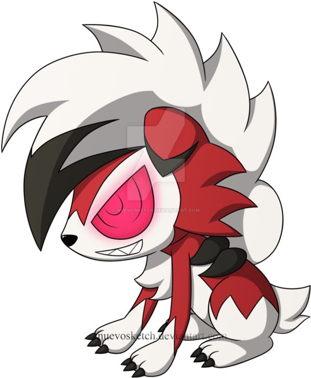 783 X 1020 1 - Draw A Cute Lycanroc Midnight (783x1020)