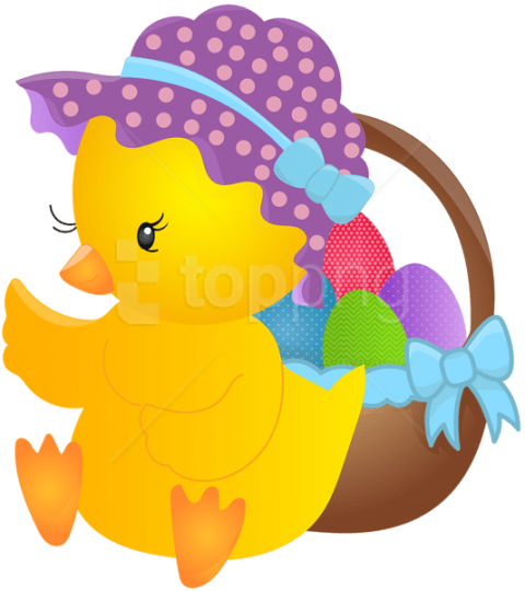 Free Png Download Cute Easter Chicken Png Images Background - Easter Chicken Hat Transparent (480x540)