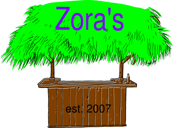 Tiki Bar Clip Art (600x443)