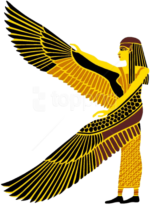 Free Png Pharaonic Drawings Png Images Transparent - Isis Egyptian Goddess (480x654)