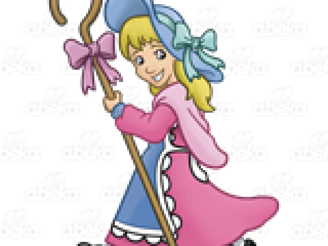 Staff Clipart Little Bo Peep - Cartoon (640x480)