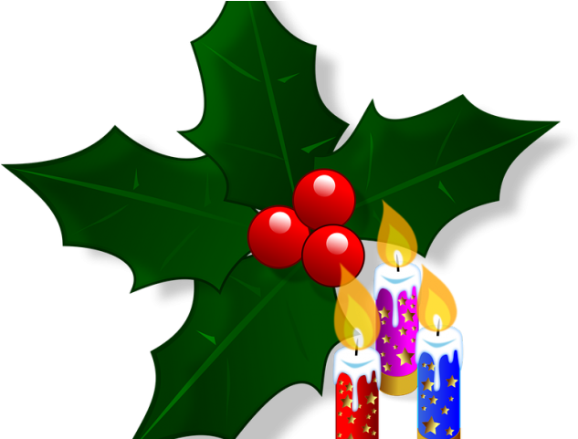Berries Clipart Sprig Holly - Christmas Holly Png (640x480)