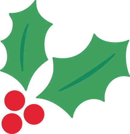 Holley Clipart Svg - Holly And Berry Svg (436x450)