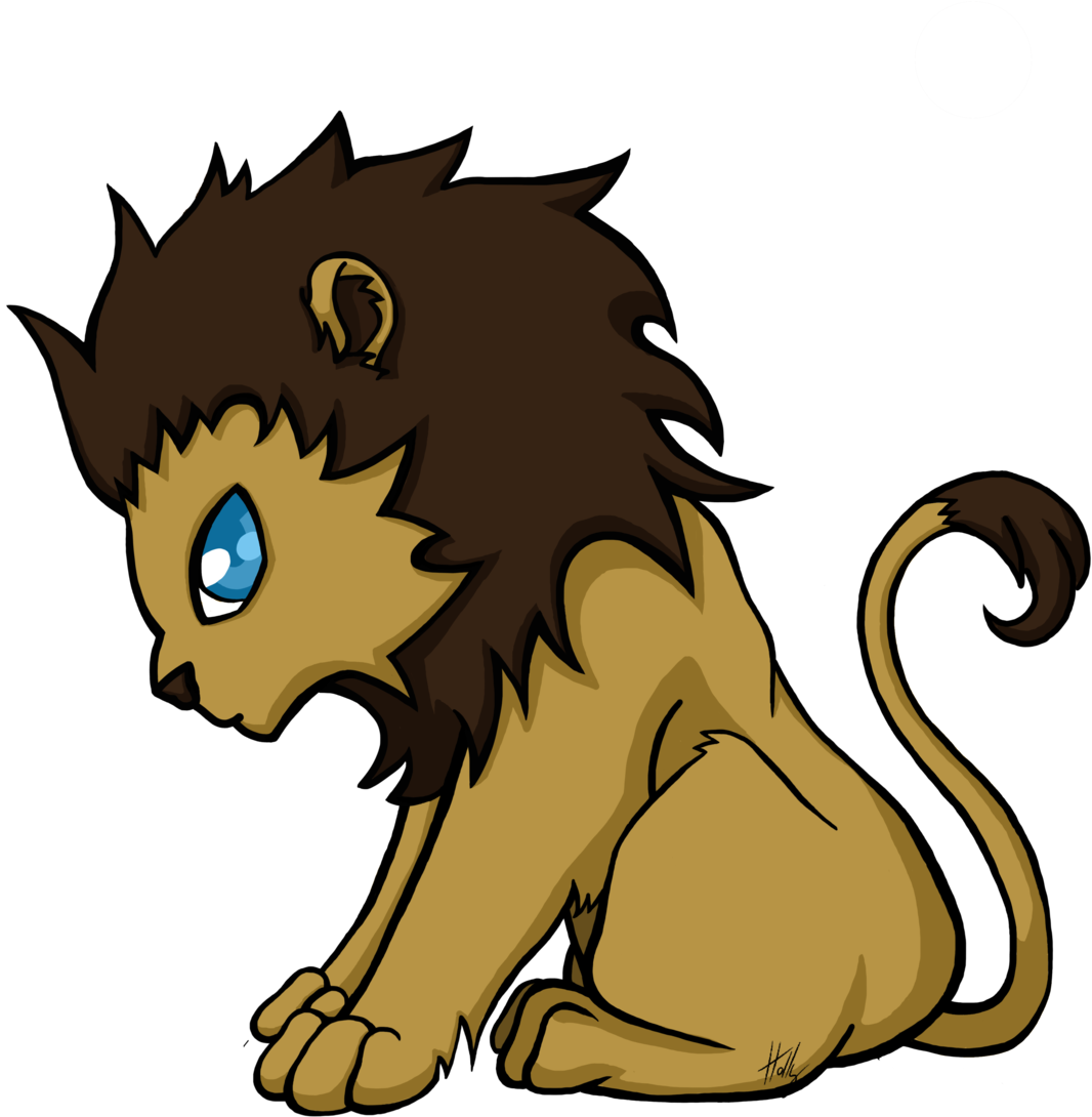 This Is All @esamastation's Fault, With Her Lion Jinn - Cartoon (1280x1177)