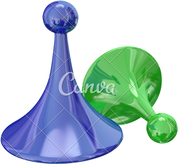 Green Blue Two Game Pieces - Teaching Grammar For Kids (800x709)