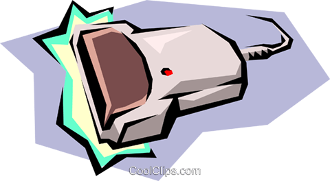 Hand Scanner Royalty Free Vector Clip Art Illustration - Cartoon (480x264)