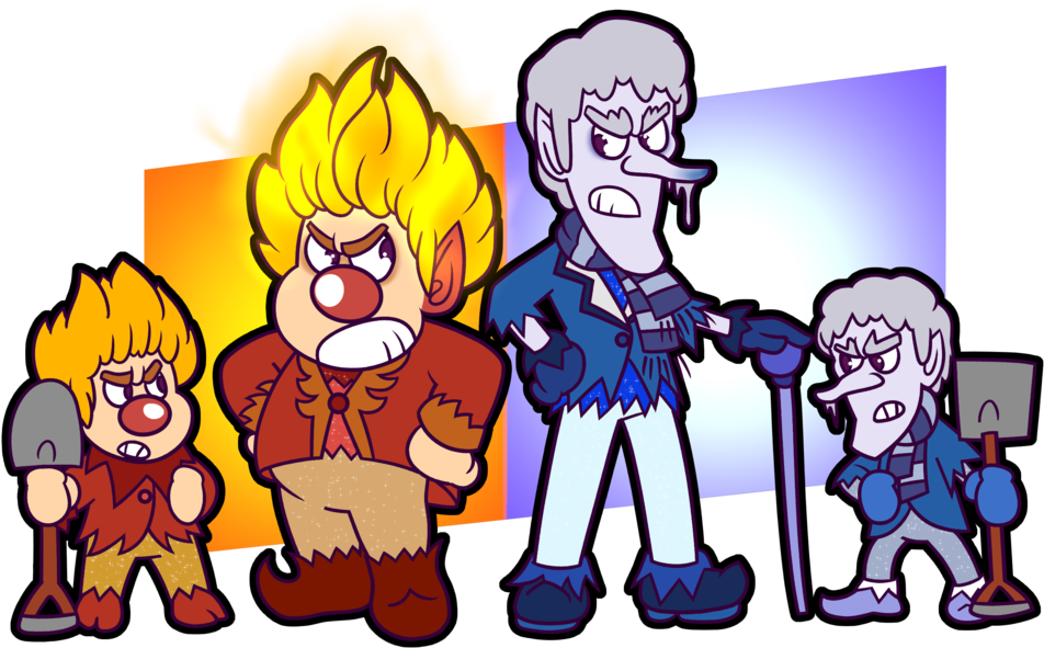 Png Freeuse Snow Miser Transprent Png - Snow Miser Drawing (1024x601)