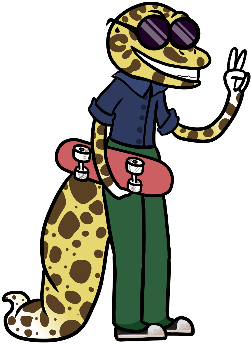 Leopard Gecko Clipart Furry - Leopard Gecko Clipart Furry (960x1280)