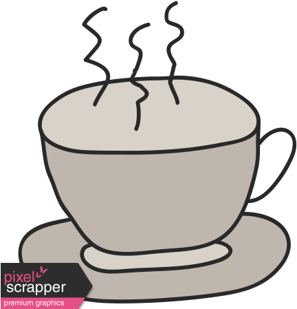 Tea Cup Graphic By Marisa Lerin - Craft Wordart (456x456)