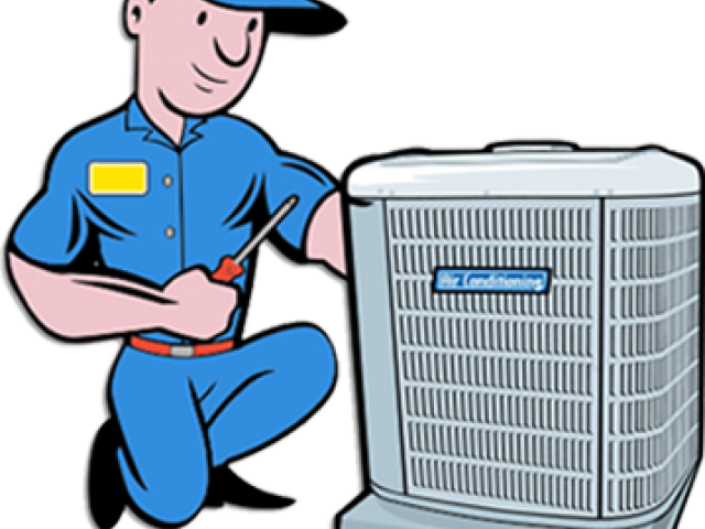 Air Conditioner Clipart Furnace Repair - Aircon Technician (640x480)