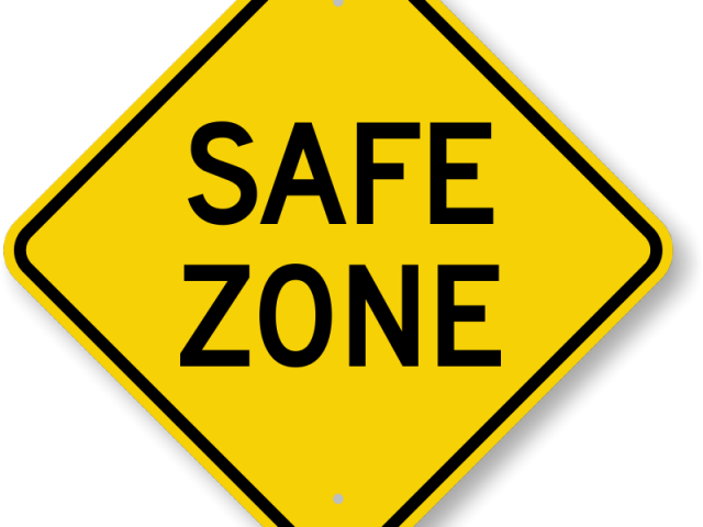 Safe Clipart Safety Sign - Traffic Sign (640x480)