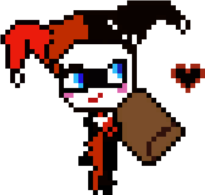 Harley Quinn Pixle Art - Pixel Art Harley Quinn (640x630)