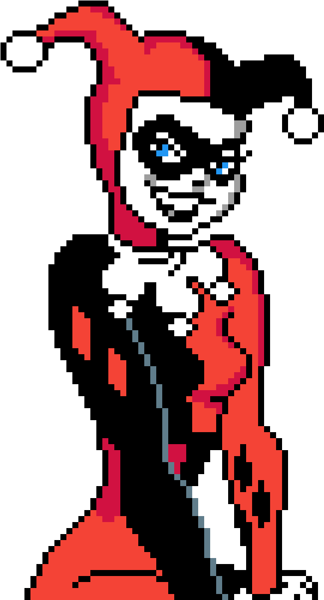 Harley Quinn - Harley Quinn Pixel Art (1200x1200)