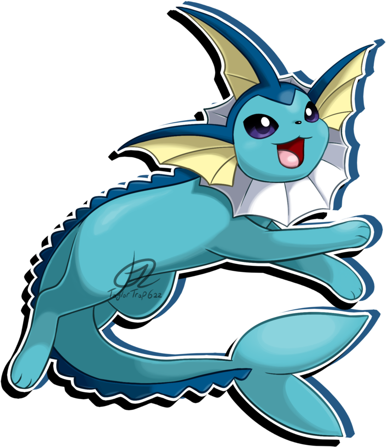 Svg Free Library Pokemon Tower Defense Legacy Wikia - Pokemon Vaporeon Fanart (800x921)