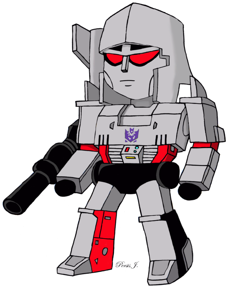 Banner Download Drawing Transformer Megatron - Drawings Of Transformers Chibi (794x1006)