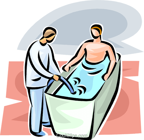 Man Sitting In A Therapeutic Whirlpool Royalty Free - Man Sitting In A Therapeutic Whirlpool Royalty Free (480x465)