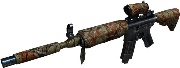 Assault Rifle Clipart M4a1 - M4a1 Bandage (600x238)