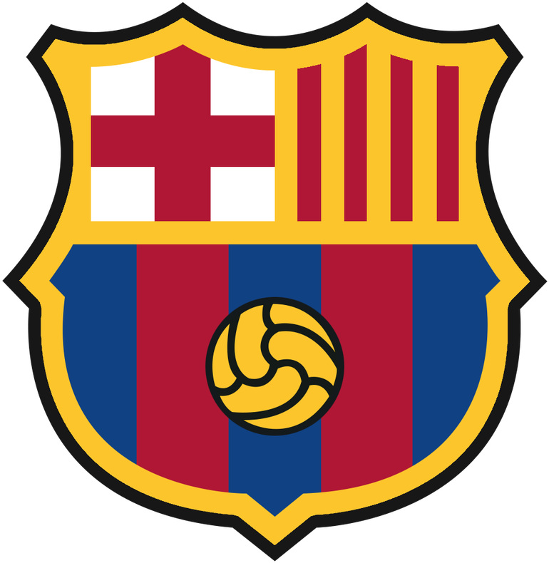 Fc Barcelona New Crest Png By Sinastf - Barcelona New Logo Png (894x894)