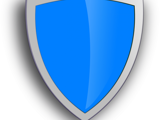 Security Shield Clipart Crest - Emblem (640x480)