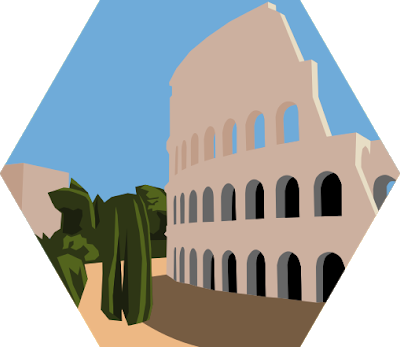 Colosseum, Rome - Medieval Architecture (400x347)