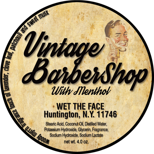 Barbershop Shaving Soap Oz - Label (500x500)