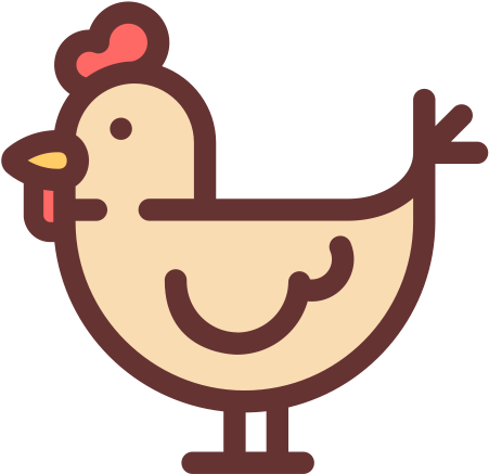 Cock, Multicolor, Lovely Icon - Icon Png Farm Animal (512x512)