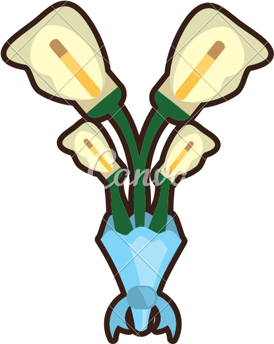 Bouquet Calla Lily Flower Ornament Image - Flower Bouquet (800x800)