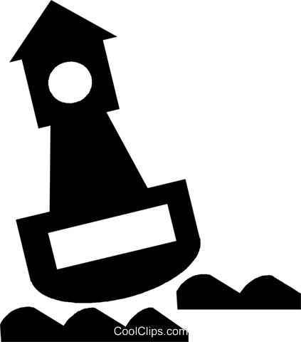 Buoy Royalty Free Vector Clip Art Illustration - Buoy Royalty Free Vector Clip Art Illustration (423x480)