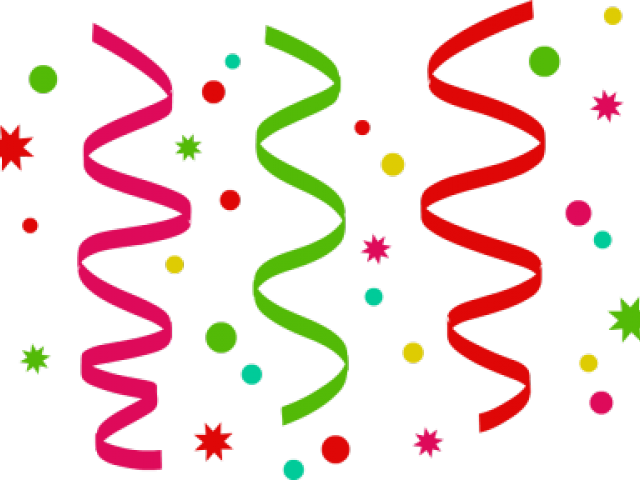 Confetti Clipart Confetti Falling - Clip Art (640x480)
