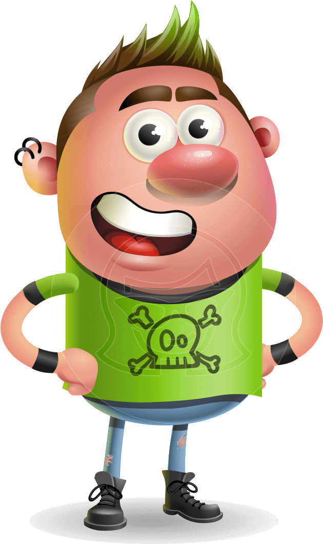 Carter Punk - Cartoon (957x1060)