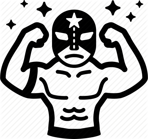 512 X 483 9 - Luchador Icon (512x483)