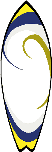Free Pictures Surf - Surf Board Clip Art (250x500)