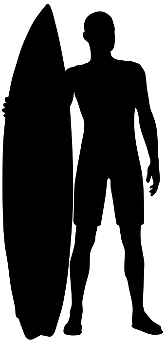 Surfing Silhouette Png Pic - Surf Png (817x720)