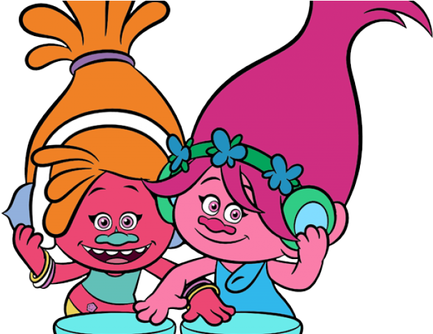 Poppy Clipart Poppy Troll Head - Movie Trolls Coloring Page (622x481)