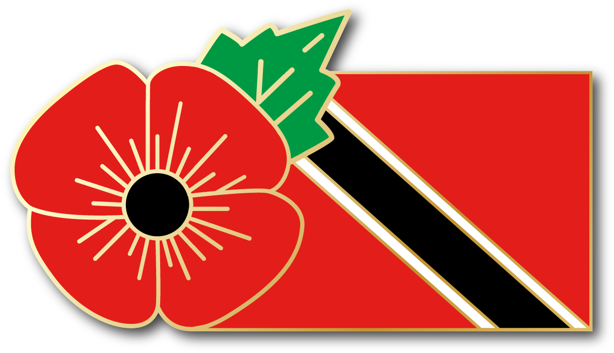 Image Of Trinidad & Tobago Fmn Poppy/flag Combo Medal - Circle (1219x701)