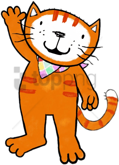 Download Poppy Cat Waving Clipart Png Photo - Poppy Cat (480x680)