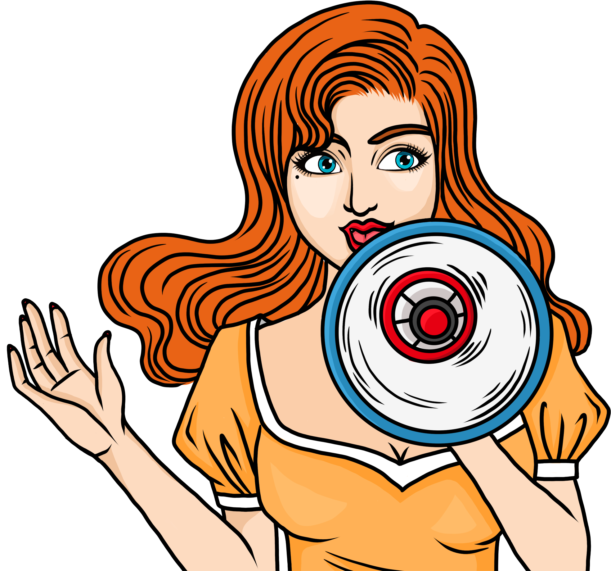 Pop Hand Cartoon Anniversary Png And Psd - Pop Hand Cartoon Anniversary Png And Psd (2000x2000)