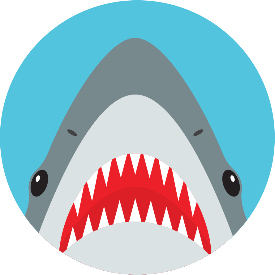 Png Free Nuckees Original Phone Grips Shark Bite Design - Clip Art Shark Teeth (889x890)