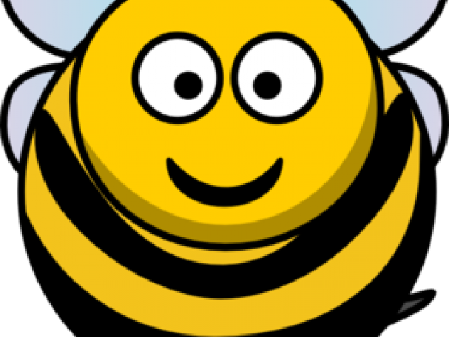 Bee Clipart Face - Cartoon Clip Art Bee (640x480)