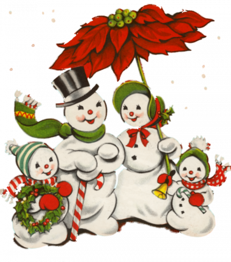 Victorian Christmas Carolers Clipart - Vintage Christmas Clipart Free (450x511)