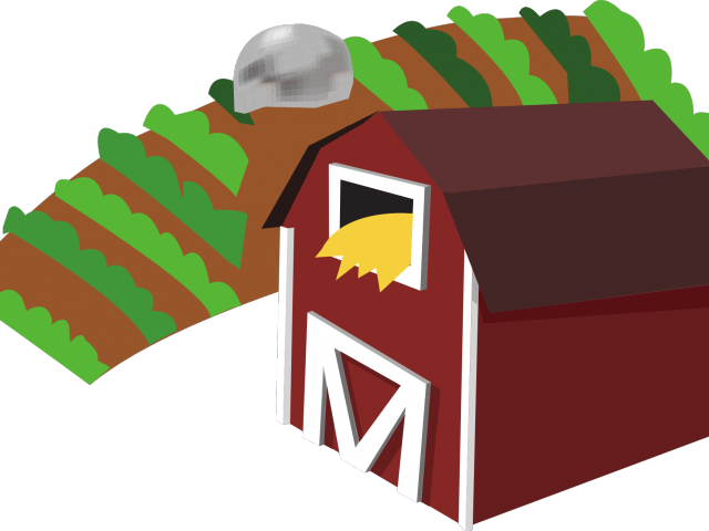 Farmland Clipart Transparent - Farm Clipart Png (640x480)