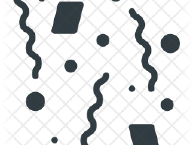 Confetti Clipart Svg - Chain-link Fencing (640x480)
