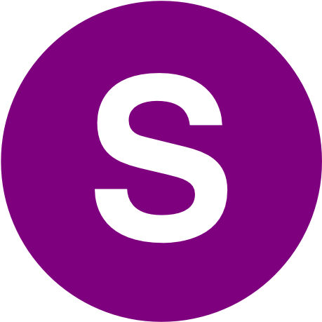 Letter S Purple Clip Art - Circle (600x600)